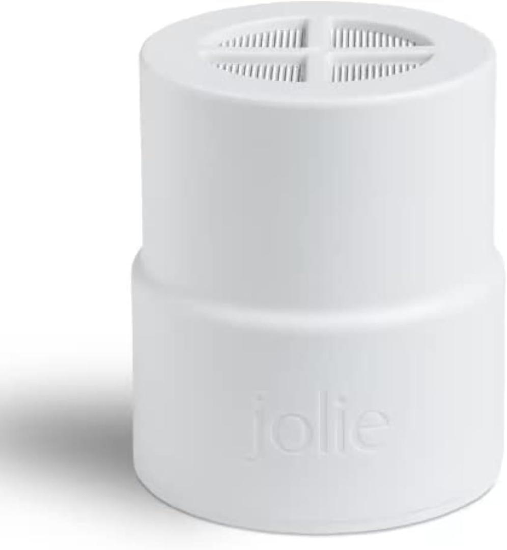 Jolie Replacement Filter for Showerhead - High Pressure Shower Filter, Clinically Tested for Healthier Hair & Skin (Clear)