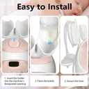 Bottle Holder for Spectra S1 & S2, Dual Organizer with Hose Management Compatible with Spectra New/Old Bottle, Space-Saving & Easy Installation (White, New Breast Pump)