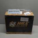 HAX Modular Flip-Up Dual Visor Motorcycle Helmet Adult DOT/ECE Approved (Black) XXL