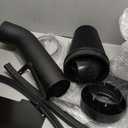 MooSun 4" Cold Air Intake System + Heat Shield For 99-06 GMC/Chevy V8 4.8L/5.3L/6.0L / Silverado 1500/2500/3500 (Black)