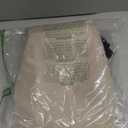 Oslimea Swing Cushion Cover Replacement 47 x 40 Outdoor Porch Swing Cushions 2-3 Seater Replacement Cover with Ties and Buckle Waterproof for Outdoor Patio Porch Swing Cushions, Tan