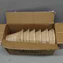 Wellmet Small Lamp Shade,ONLY for Candle Bulbs,Clip-on Drum Lamp Shades,Set of 6, 3x6x5 Inches (Linen)