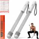 Ropeless Battle Ropes with Adjustable Weights, Portable Cordless Battle Ropes for Home Gym, HIIT & Low Impact Cardio Workouts, Compact Gym Equipment for Men & Women (Gray)