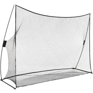 Amazon Basics Portable Golf Practice Hitting Net for Indoor/Outdoor, Sturdy Quick Setup, 10 Feet x 7 Feet, Black