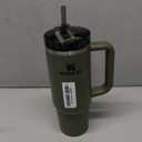 Stanley Quencher H2.0 Tumbler with Handle and Straw 30 oz | Flowstate 3-Position Lid | Cup Holder Compatible for Travel | Insulated Stainless Steel Cup | BPA-Free | Dried Pine