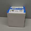 KoKo&Yukina 8 Inch Milk White Glass Globes Shade Frosted Replacement Glass Shades - 3.15" Fitter Opening - Lighting Fixture Replacement