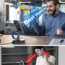 Hevanto 2026 3 in 1 Wireless Charging Station for Apple MagSafe Charger, 15W Fast Magnetic Mag-Safe Charger Stand for iPhone 17 16 15 14 13 12 Apple Watch AirPods Series, Gifts for Men (Black)