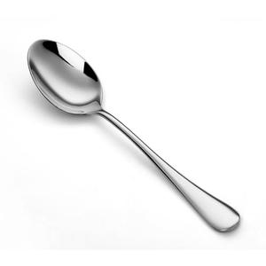 WYT Teaspoons Set of 6, Stainless Steel Silverware Dessert Spoon, Coffee Spoon, Mirrored Finish, Dishwasher Safe, 6.7 Inches