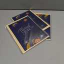 3 x CRTURUNIQ Luxury Navy Blue Thank You Card with Silver Foil - 5x7 Large Blank Note Card with Thick Gold Envelope & Sticker - Premium Heavyweight Cardstock for Wedding, Business, Sympathy & Men