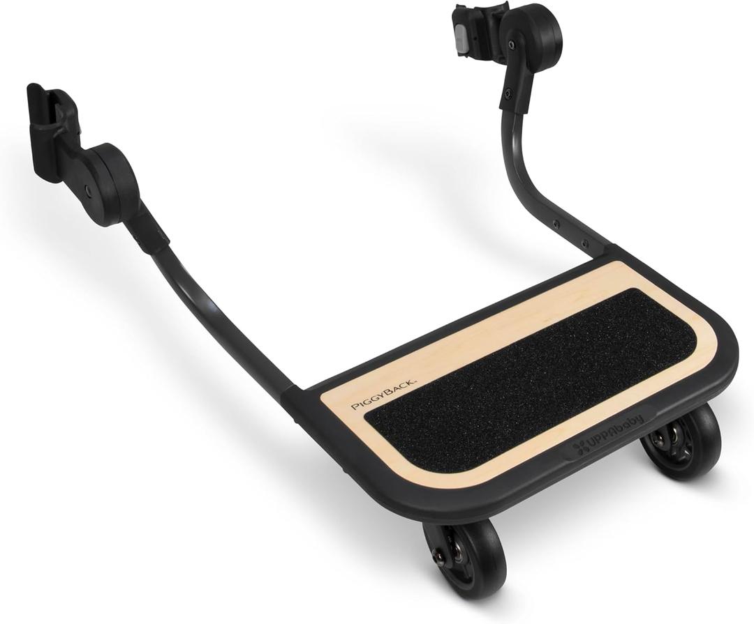 UPPAbaby PiggyBack Ride-Along Board for Cruz V2 and V3 / Quick Attachment for Children to Stand + Stroll / 55 lbs. Weight Capacity