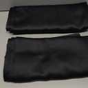 NICETOWN Black Blackout Curtains and Drapes 48 inches Long, Privacy RV Draperies for Small Windows, Thermal Insulated Curtain Panels (42" Wide, 2 Panels)