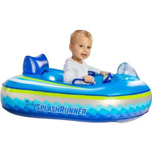Poolcandy Remote Controled Motorized Baby Splash Runner Baby Boat, The Ultimate Toddler Pool Float for Parents