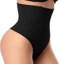 REORIA Women Shapewear Tummy Control Shorts Seamless Body Shaper Panties High Waisted Compression Underwear, M
