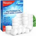Vacplus Toilet Bowl Cleaner Tablets 30 PACK, Automatic Toilet Bowl Cleaners with Bleach for Deodorizing and Descaling, Bathroom Cleaner Against Tough Stains