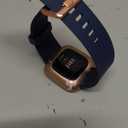 Fitbit Versa 2 Special Edition Health and Fitness Smart Watch with Heart Rate, Music, Alexa Built-In, Sleep and Swim Tracking, Navy and Pink Woven/Copper Rose, One Size (S and L Bands Included), 2.3