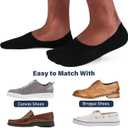 SIXDAYSOX No Show Socks Men 6/8 Pack Invisible Low Cut Non Slip Short Socks Size 5-11/10-13