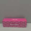 Terviiix Mini Flat Iron Adjustable Temperature, Travel-Size Mini Hair Straightener, Small Flat Irons for Short Hair/Curls Bangs, Ceramic Portable Tiny Hair Curler, Dual Voltage, Auto-Off, Pink, 1/2''