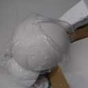 Edwarmlux 1 Light Wall Sconce, Mid Century Modern Globe Wall Sconce, Ceiling Light Fixture, Vanity Light Fixture, Indoor Wall Light for Living Room Bedroom Hallway Bathroom Entry (White)