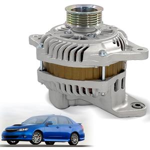 23700AA380 12V 90A Alternator Replacement Compatible with Saab 9-2X 2006, S-ubaru Impreza & Forester 2004 2005 2006 2007 2008 2009 2010, 5-Groove Pulley Clockwise, Replace# 23700AA420 11058N