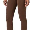 Colorfulkoala Women's Dreamlux High Waisted Workout Leggings 28" Inseam Full Length Yoga Pants (XS, Cocoa)
