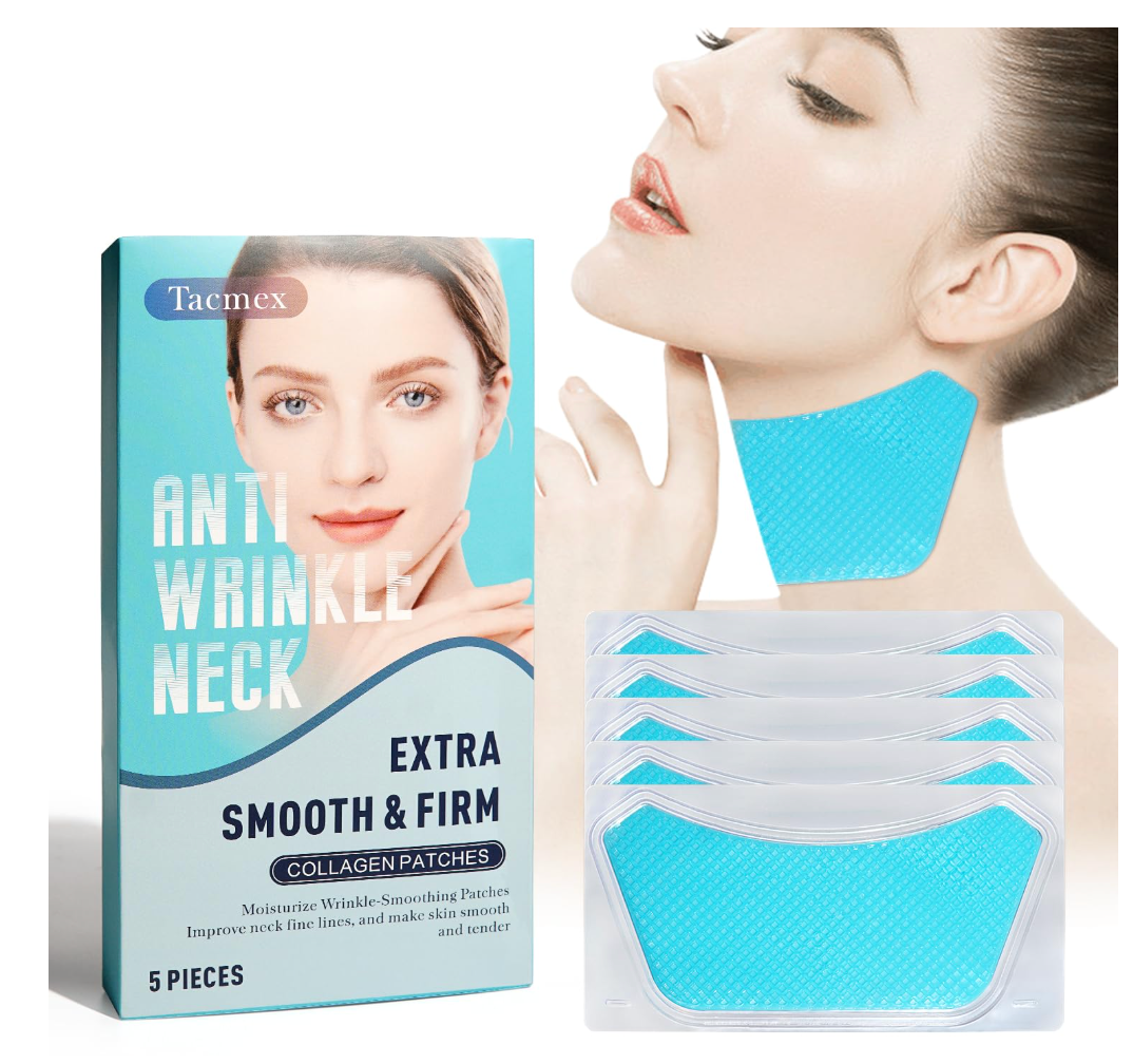 Neck Wrinkle Patches, 5PCS, Neck Tape for Neck Firming and Tightening, Anti-Wrinkle Patches to Smoothing Skin, Invisible Silicone Pads for Wrinkles Brand