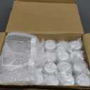 Gerrii 4 oz Liquid Vial Plastic Juice Bottle with Lid Reusable Clear Beverage Container, Freezer Safe, Leakproof for Juice, Milk, Smoothies, Drinking, Fridge, Water and Other Beverages(75 Pcs)