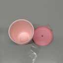 4 Pcs Reusable Tumbler with Lids, Plastic Iced Coffee Tumbler Glitter Travel Mug Cup for Smoothie Juices Birthday Party Cold Drink Coffee Cup. Different colors Pink