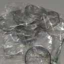 20 Pack 4 Inch English Muffin Rings, Double Rolled Tart Ring, Stainless Steel Crumpet Rings Nonstick Metal Round Ring Pastry Mold for Baking, Silver