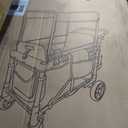 Stroller Wagon for Kids, One-Hand Adjustable Push/Pull Handle