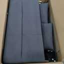 Yaheetech 46" Small Modern Fabric Sofa Loveseat Mid Century 2 Seater Sofa Couch with Lumbar Pillows, Solid Wood Legs for Living Room, Small Space, Dorm, Office, Bedroom, Dark Gray