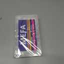 3 x MEFA 15 Sizes Short Coffin Nail Tips - 300 Pcs Half Matte Full Cover Press on Nails, Pre-shape Gel Nail Tips for Nail Extension Home DIY Salon Manicure