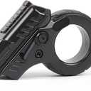 Fidget Gun, Adult Fidget, Stainless Steel Suffering from Anxiety Stress Relief Cool Easter Fidget Gun (Black)