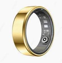  Smart Ring (Black, Size 8)