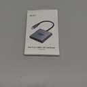 Acer SD Card Reader USB C, 3 in 1 Memory Card Reader with Dual Slots & USB 3.0, Micro SD Card Adapter for iPhone 16/15 Compatible with Camera, Android, MacBook Pro/Air, Laptop (Grey)