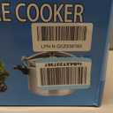 Luxshiny Stainless Steel Pressure Cooker, Gas Stove Top Pressure Canner 7L Safety Aluminum Canning Pot Household Cooker Pot Induction Cookware Pot Silver