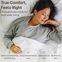 Queen Sheet Set - 100% Cotton Soft Long-Staple Combed Pure Natural Bed Sheet Set - Hypoallergenic Easy Fit - 4 Piece Set - Bedding Sheets & Pillowcases Sage