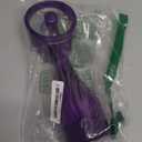 O2COOL Deluxe Handheld Battery Powered Water Misting Fan (Purple) (Single)