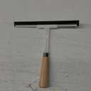 Wooden Handle Glass Cleaning Scraper Window Squeegee Tool Home Cleaner