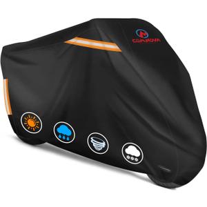 Motorcycle Cover 81, Outdoor Moped Cover, Heavy Duty & Waterproof Motor Cycle Protection , (No Motorcycle Brand)