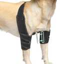 Lyderpet Dog Elbow Protector Brace for Canine Pads Elbow&Shoulder Support Callus, Hygroma, Dysplasia, Arthritis, Dislocation, Pressure Sores, with Metal Splints Wrap Both Left and Right Front Legs, L