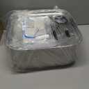 oneisall Dog Water Fountain, 2.6Gal/10L Stainless Steel Dog Water Bowl Dispenser with Deeper Drinking Aera & Washable Filter, Ultra-Quiet Pet Water Fountain for Small Medium Large Dogs(with 6 Fllters)