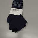 bony&katia Men's Ankle Socks with Striped Design, 5 Pairs, Assorted Colors (6-9, Multicolor)