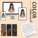 Brown Bob Wig with Bangs Short Hair Wigs for Women Ombre Wig Wavy 14 Inches Synthetic Wig Cosplay Black to Brown Shoulder Length Wigs Natural Hair Replacement Wigs for Girls Holiday Daily Party Use