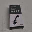 Swivel Faucet Extender, Rotating Faucet Extender for Bathroom Sink With Splash Filter, Robotic Arm Extension Faucet Aerator Sink Face Wash Attachment for Kitchen Sink Bathroom (Silver)