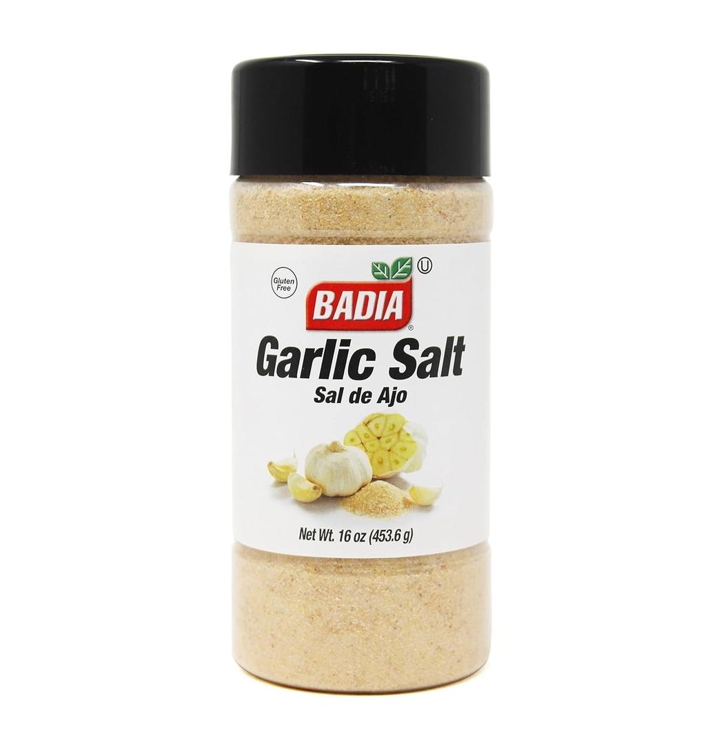Badia Garlic Salt, 16 oz  Premium Blend of Salt & Garlic for Seasoning
