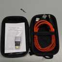 LXJADAP Wireless HDMI Transmitter and Receiver, 4K Decode 1080P@60Hz Ultra HD Video Output Wireless HDMI, 2.4G/5.8G Plug&Play for Streaming Video and Audio to Monitor from PC/Projector/Laptop/TV Box (Reddish Black)