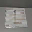 WOWSTAR 10 Sheet Marble Peel and Stick Backsplash for Kitchen,Self-Adhesive Tile Backsplash for Kitchen, Bathroom, 12" x 12", (Beige & White)