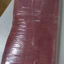 Cozyide Chair Cushions for Dining Chairs, Square Chair Pads with Ties and Non-Slip Bottom, Kitchen Chair Cushions 2 Pack, 16" x 16" x 2", Burgundy