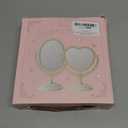 XPXKJ Vintage Vanity Mirror Shabby Chic Decor | 360 Rotating Double-Sided Table Makeup Mirror with Stand Bedroom Decoration Perfect for Tabletop, Desk, or Makeup Station (Beige)