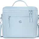 Insulated Lunch Box Bag Women Girls - Waterproof Leakproof Lightweight Reusable Cooler for School Work Picnic - Back to School (Small 8L, Blue)